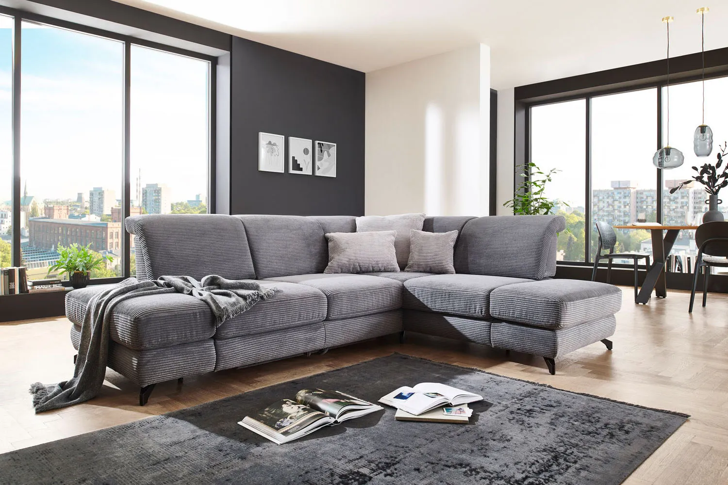 Ecksofa, shops Polsterecke, Ecksofa, Eckgarnitur mit Funktionen